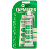 Герметик силиконовый MasterTeks ProfiMaster санитарный 80мл, Прозрачный 1/12