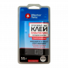 Клей-пластилин эпоксидный холодная сварка MasterTeks HomeMaster для сантехники 55 гр, Белый(1/18)